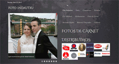 Desktop Screenshot of fotoindautxu-bilbao.com